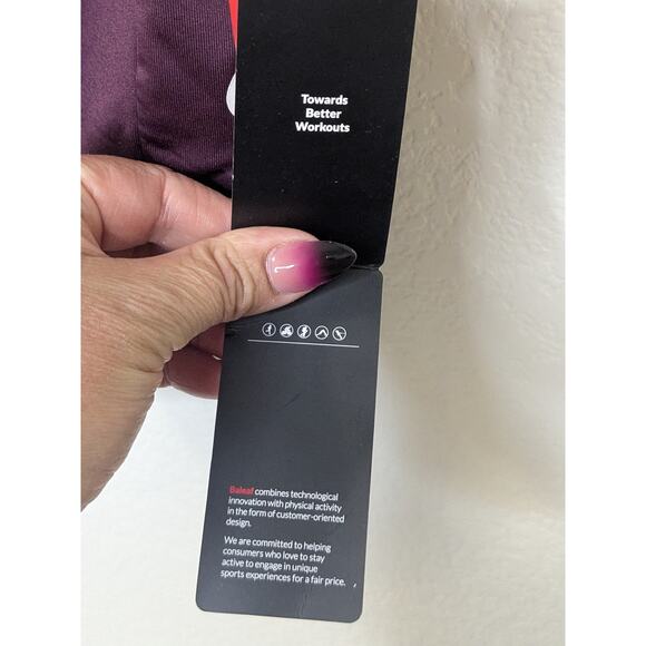 Baleaf UPF 50 Purple Athletic Workout One Piece Swimsuit Womens Size 34 Small - Picture 4 of 6